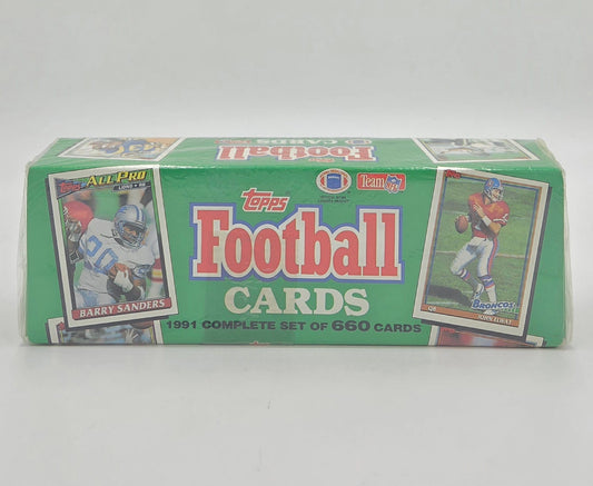 1991 Topps NFL Football Card Complete Set (660 Cards) Sealed