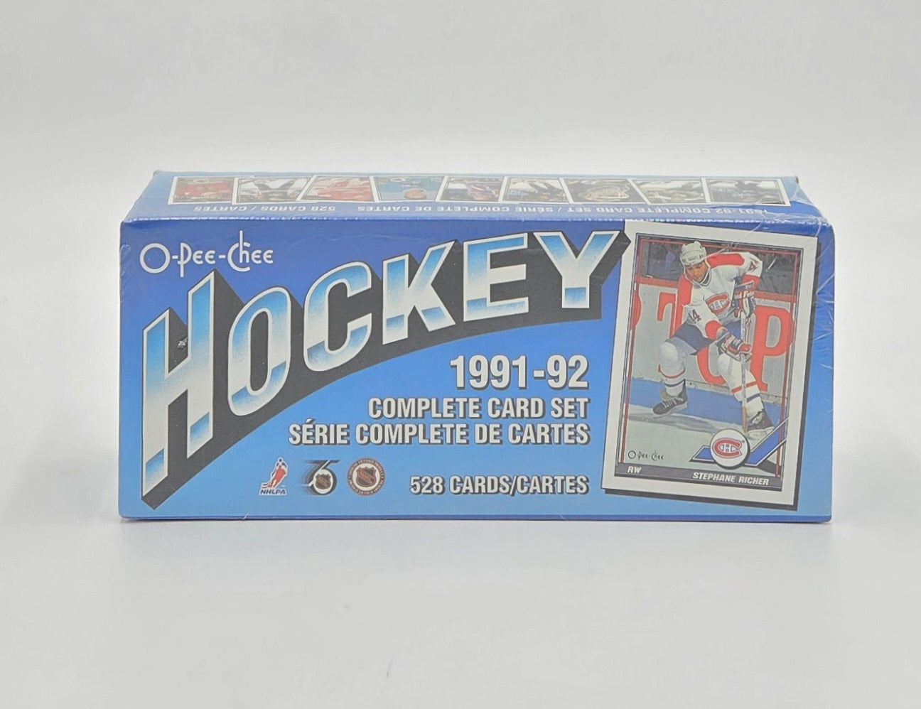 1991/92 O-Pee-Chee Hockey Card Complete Set (528 Cards) Sealed Gretzky, Lemieux