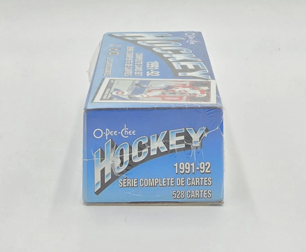 1991/92 O-Pee-Chee Hockey Card Complete Set (528 Cards) Sealed Gretzky, Lemieux