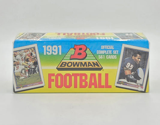 1991 Bowman Football Cards Complete Factory Set (561 Cards)