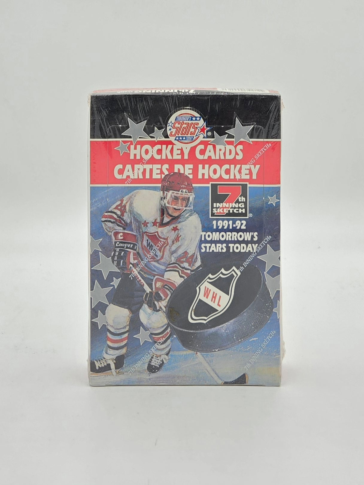 1991/92 7th Inning Sketch WHL Hockey Card Wax Box (36 Packs)