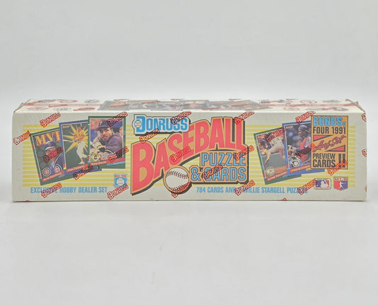 1991 Donruss MLB Baseball Puzzle & Card Complete Factory Set (784 Cards) Sealed