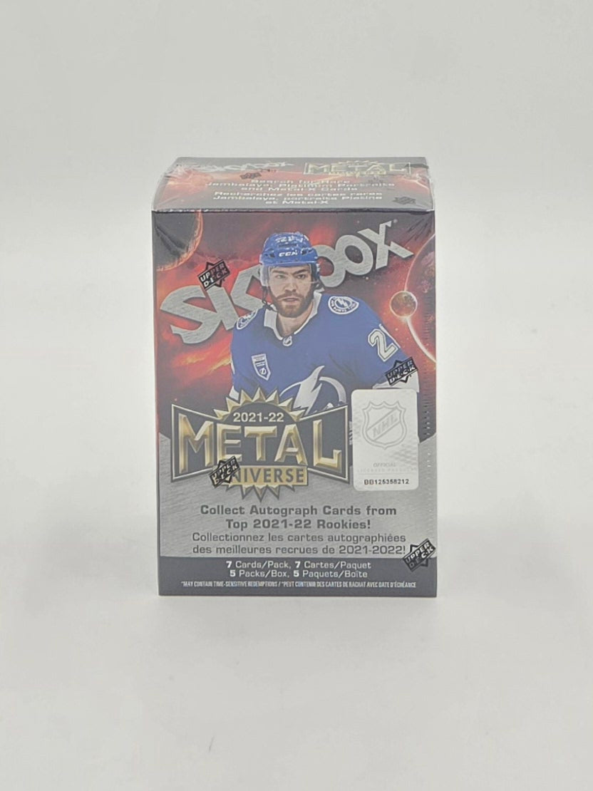 2021/22 Skybox Metal Universe NHL Hockey Card Blaster Box