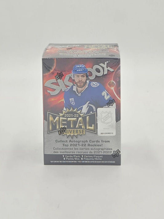 2021/22 Skybox Metal Universe NHL Hockey Card Blaster Box