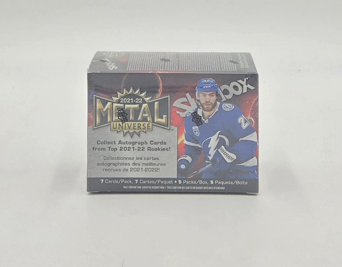 2021/22 Skybox Metal Universe NHL Hockey Card Blaster Box