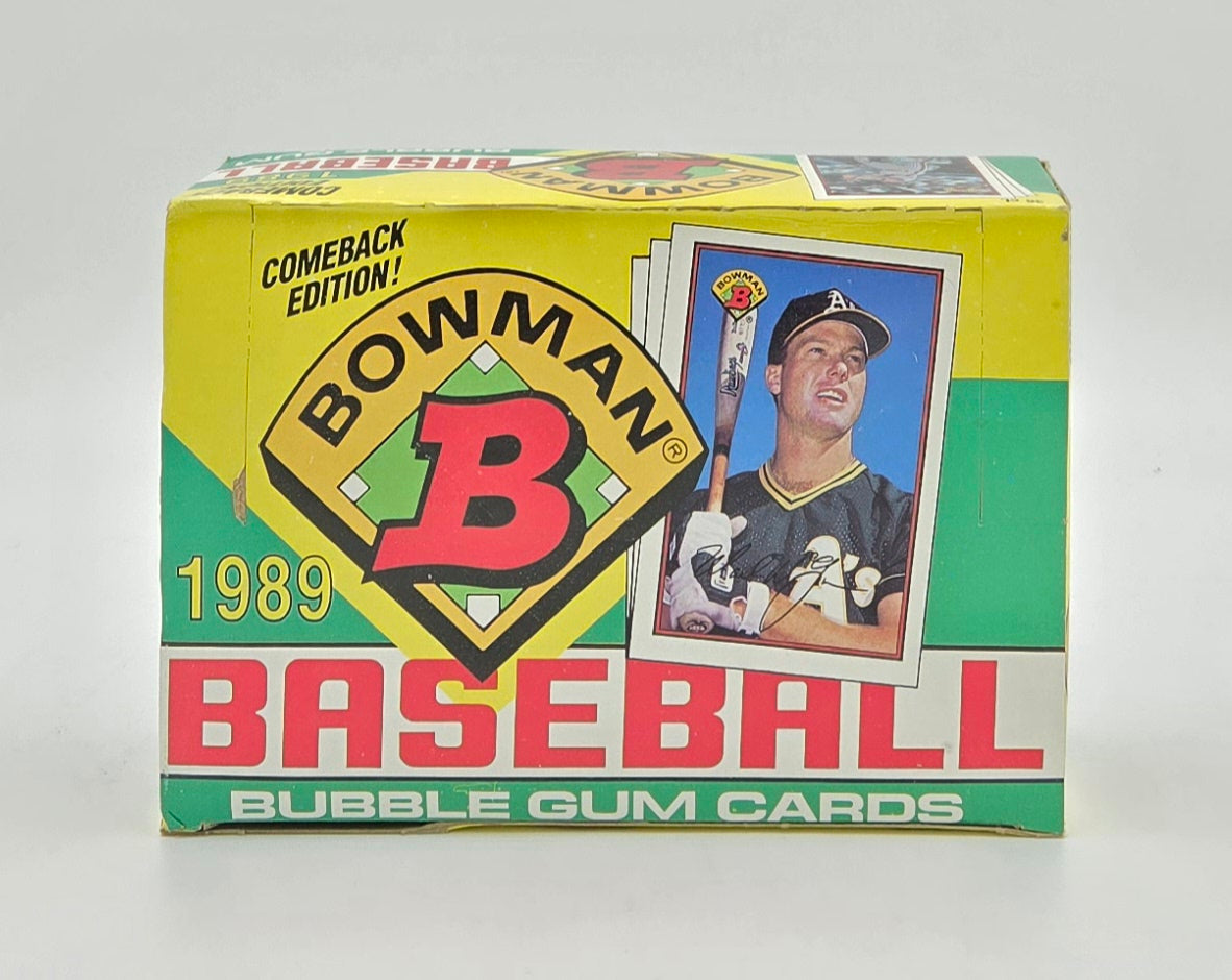 1989 Bowman Baseball Cards Wax Box (36 Packs) Possible Ken Griffey Jr Rookie