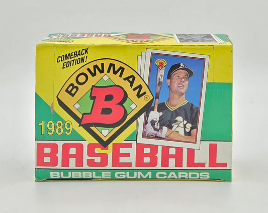 1989 Bowman Baseball Cards Wax Box (36 Packs) Possible Ken Griffey Jr Rookie