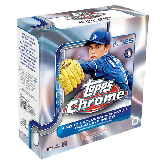 2025 Topps Chrome Baseball Factory Jumbo Hobby Box (3 Autographs)