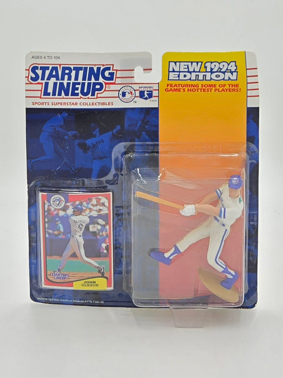 1994 Kenner MLB Starting Lineup John Olerud Figure and Card Toronto Blue Jays