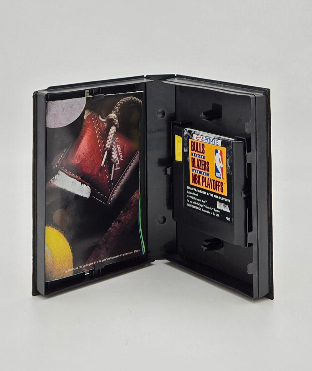 1993 EA Sports Bulls VS Blazers Sega Genesis Video Game Cartridge Complete in Box