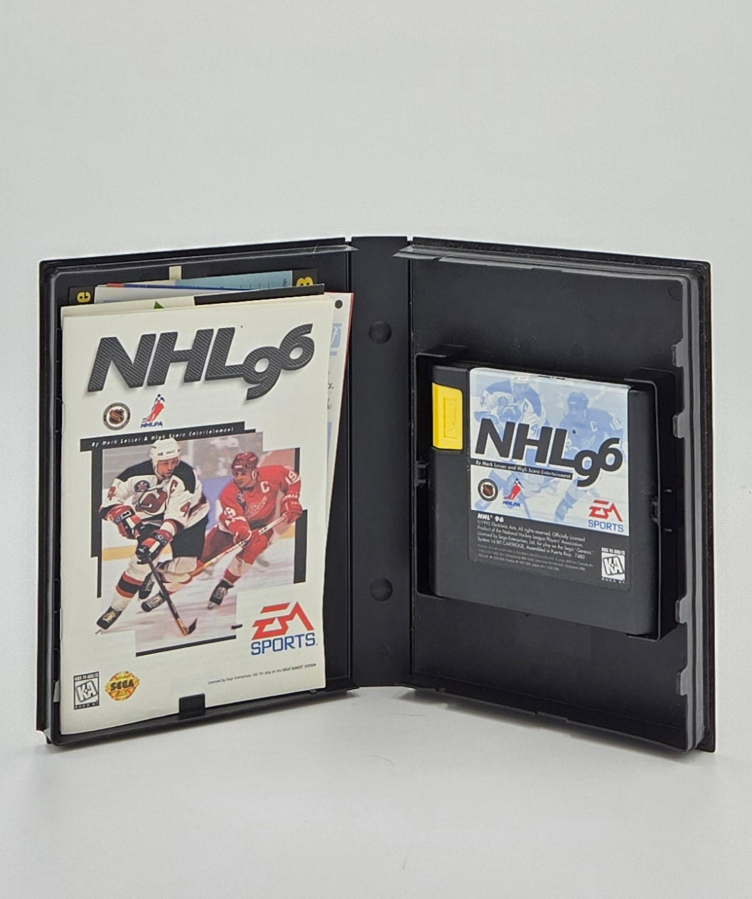 1995 EA Sports NHL Hockey '96 Sega Genesis Video Game Cartridge in Box