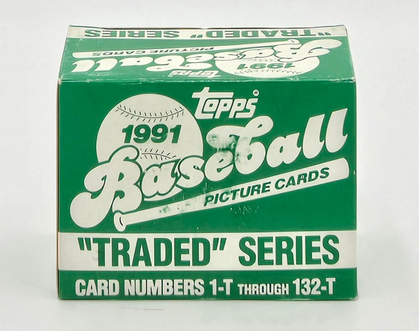 1991 Topps MLB Traded Series Baseball Card Factory Set (132 Cards)