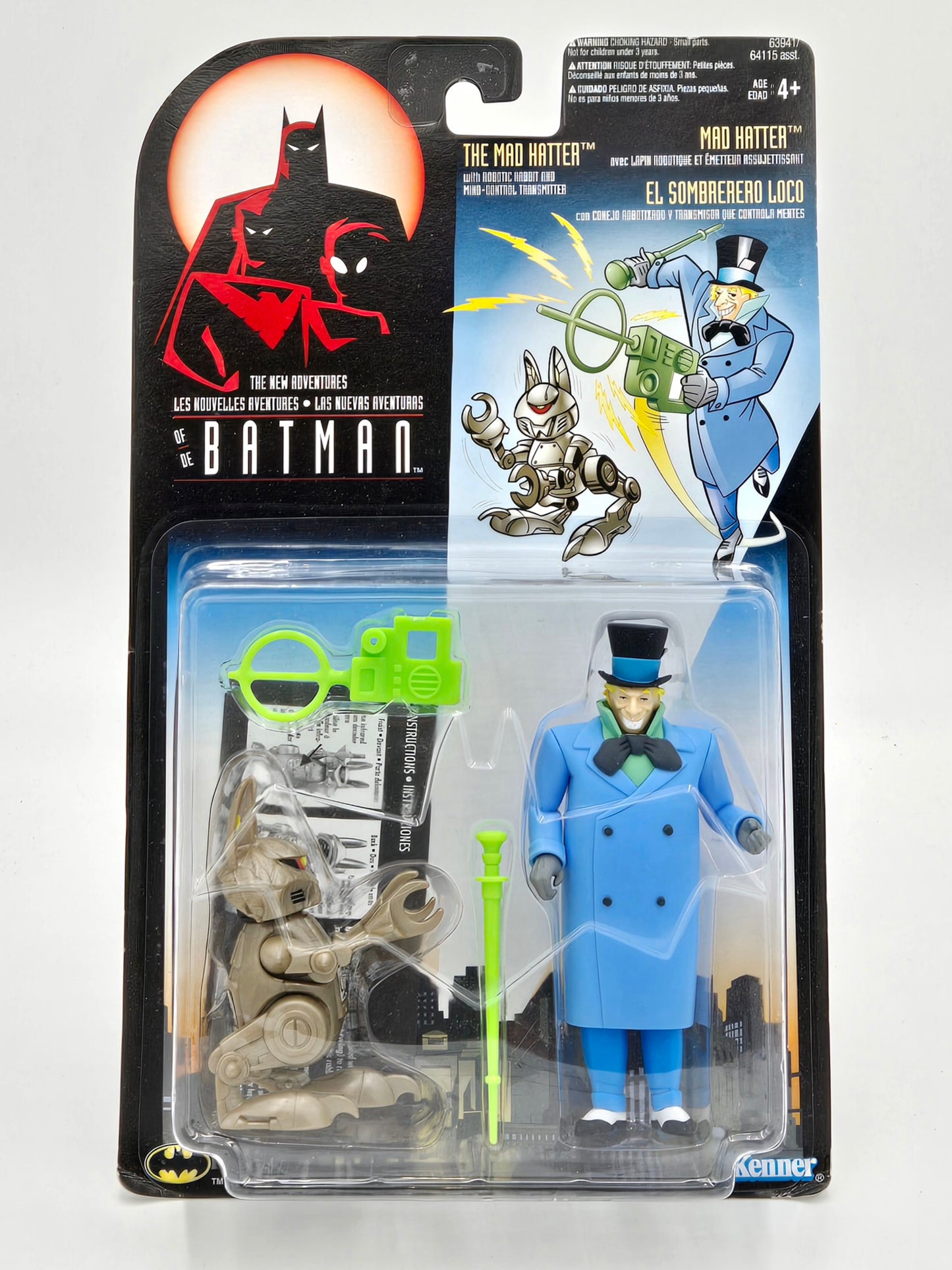 1997 Hasbro Kenner The New Adventures of Batman The Mad Hatter Action Figure in Box