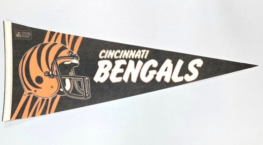 1980s Cincinnati Bengals Official NFL National Football League Vintage Pennant Banner 12" x 30"
