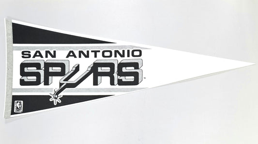 1980s San Antonio Spurs Official NBA National Basketball Association Vintage Pennant Banner 12" x 30"