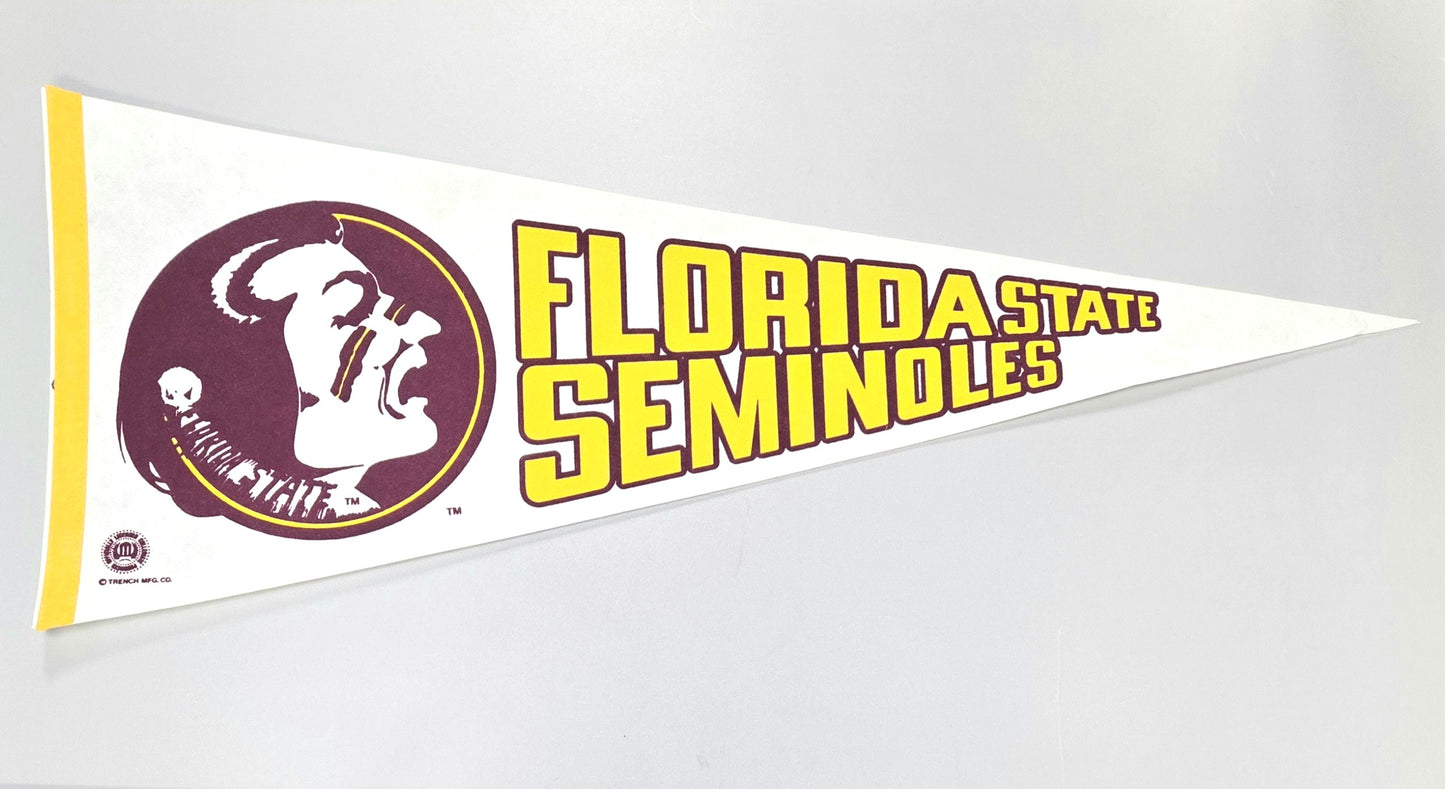 Florida State University Seminoles NCAA Vintage Pennant Banner 12" x 30"