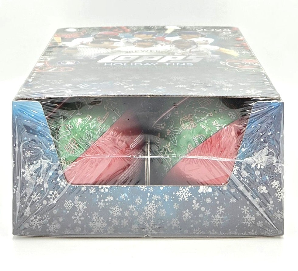 2024 Topps MLB Baseball Holiday Tin Case (6 Tins) Sealed