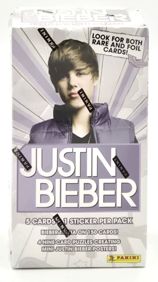 2010 Panini Justin Bieber Blaster Box (9 Packs) Sealed Possible Drake Rookie Card