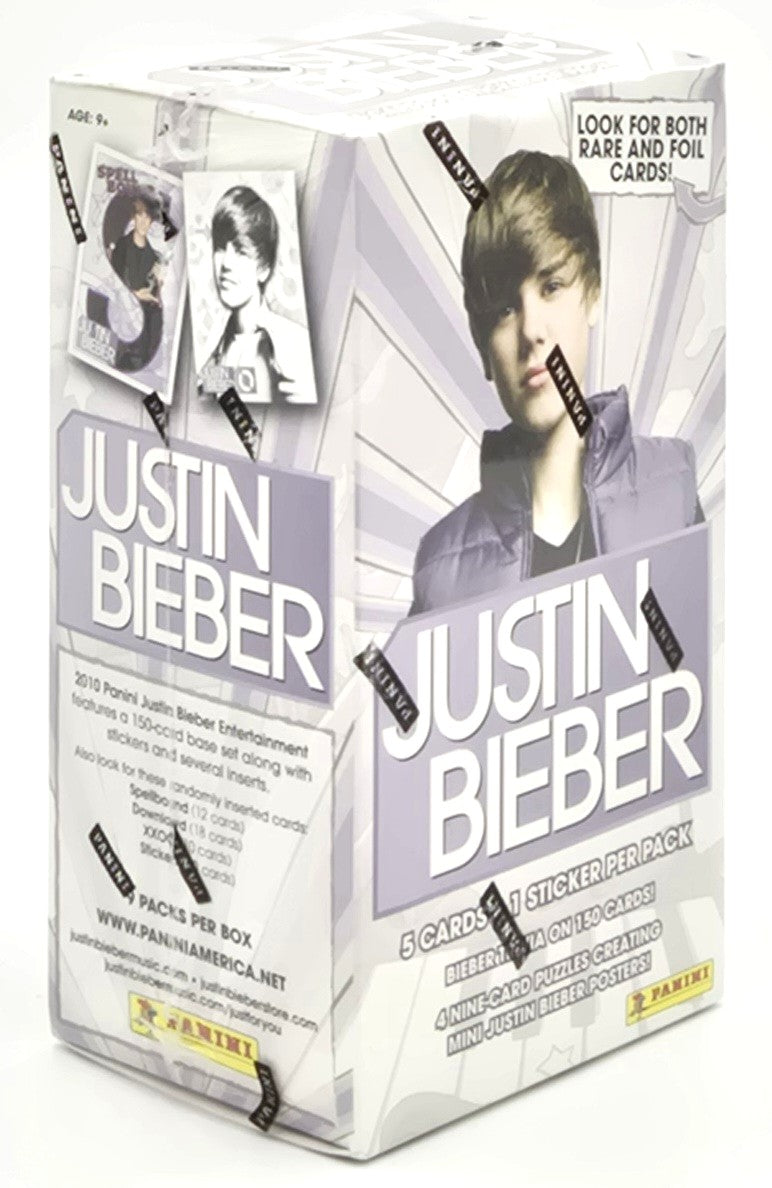 2010 Panini Justin Bieber Blaster Box (9 Packs) Sealed Possible Drake Rookie Card