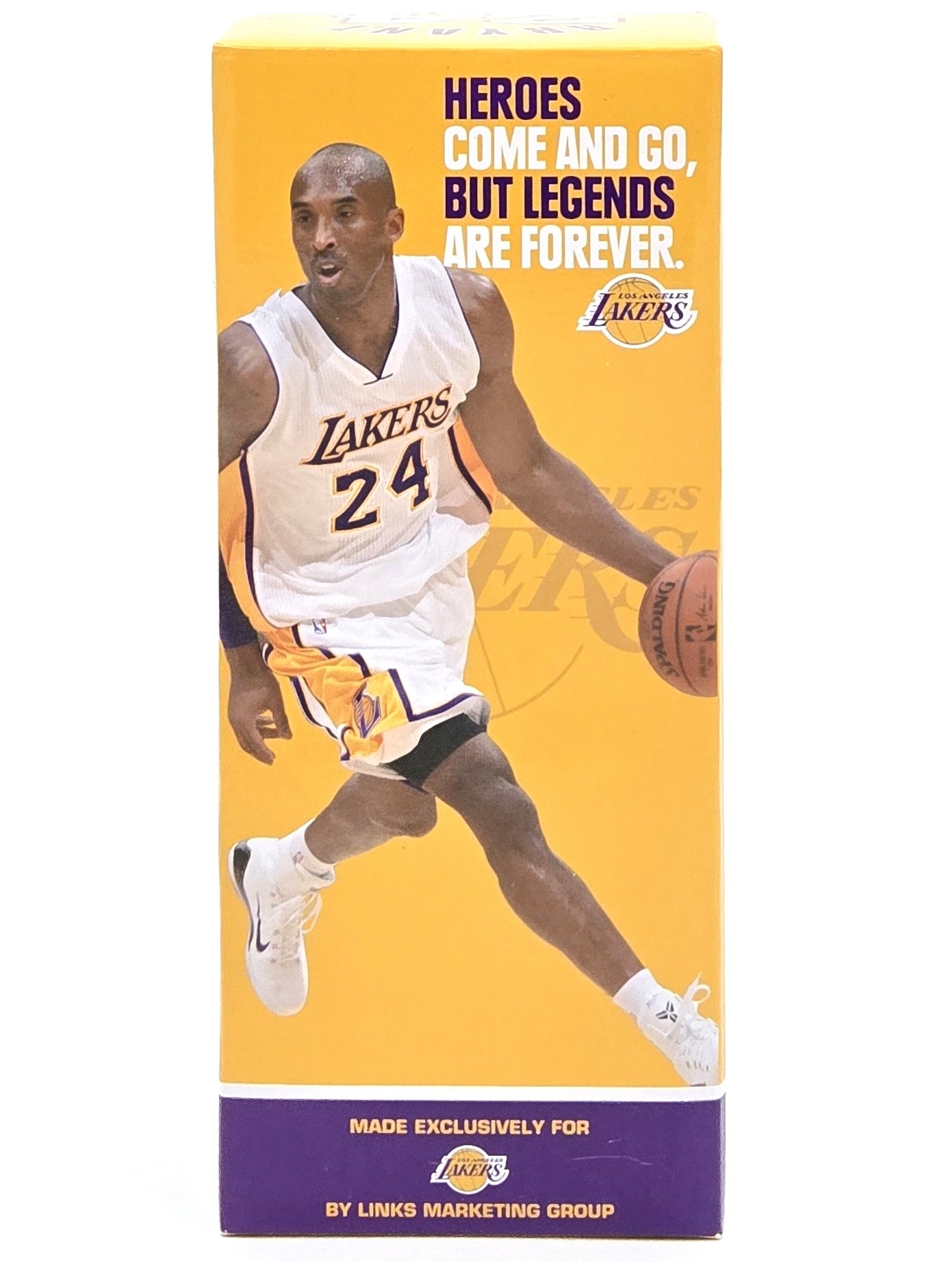 2016 Kobe Bryant Bobblehead Five-Time NBA Champion Figure in Box