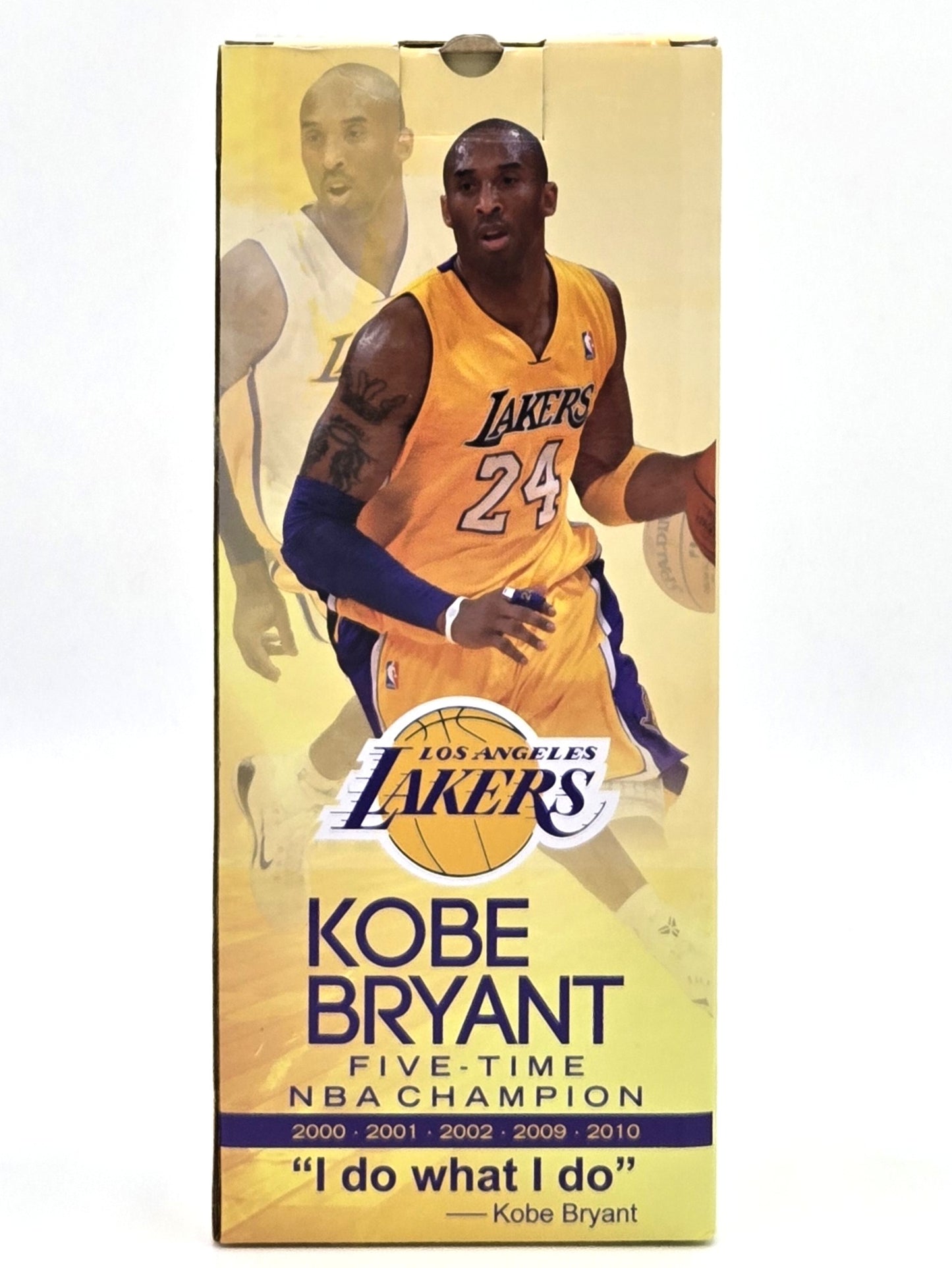 2016 Kobe Bryant Five-Time NBA Champion Bobblehead Stand in Box (Stand Only)