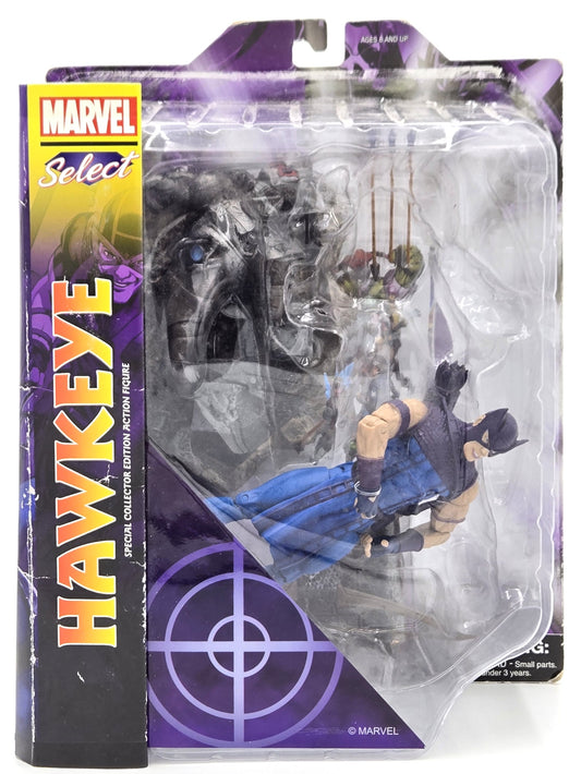 2014 Diamond Select Marvel Hawkeye Collectible Action Figure OPEN