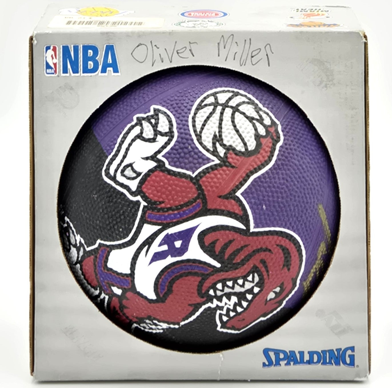 1994 Spalding Toronto Raptors Official NBA Mini Basketball Inaugural Season