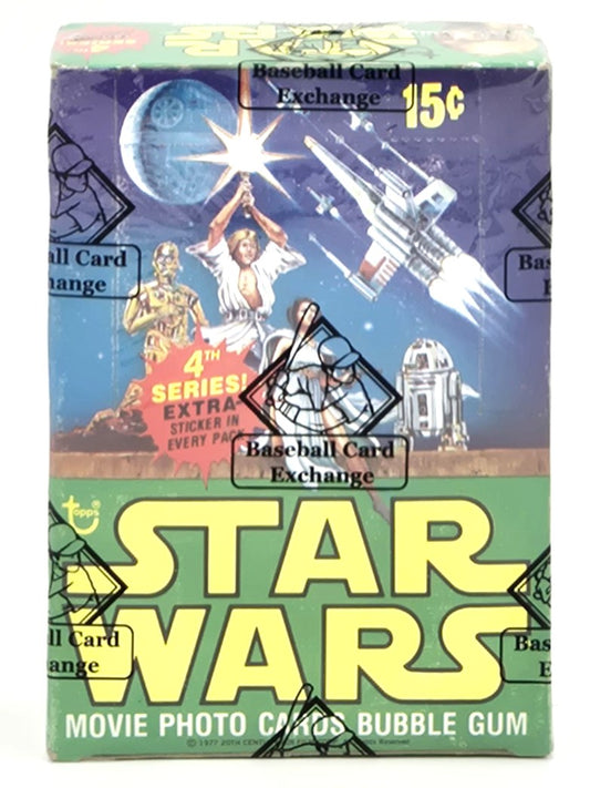 1978 Topps Star Wars 4th Series Trading Card Wax Box (36 Packs) BBCE Authenticated