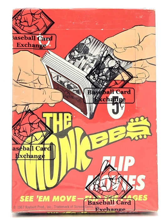 1967 Topps The Monkees Flip Movies Trading Card Booklet Wax Box (24 Packs) BBCE Authenticated