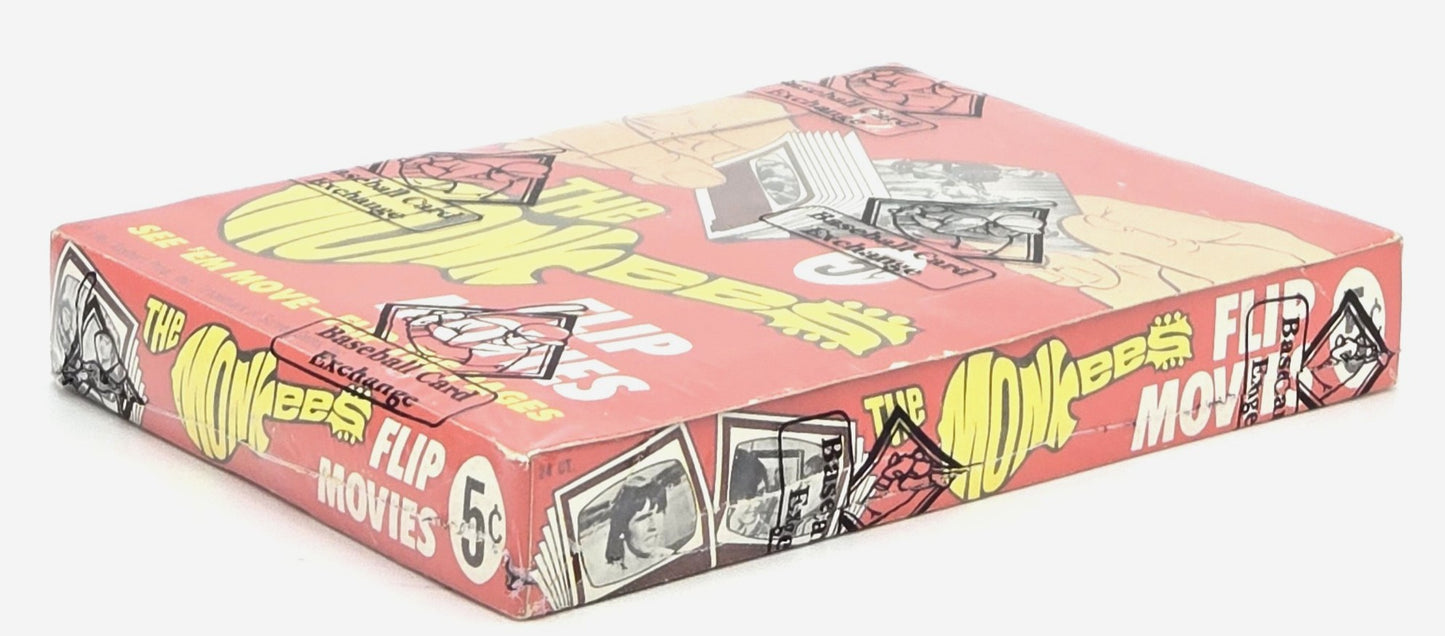 1967 Topps The Monkees Flip Movies Trading Card Booklet Wax Box (24 Packs) BBCE Authenticated