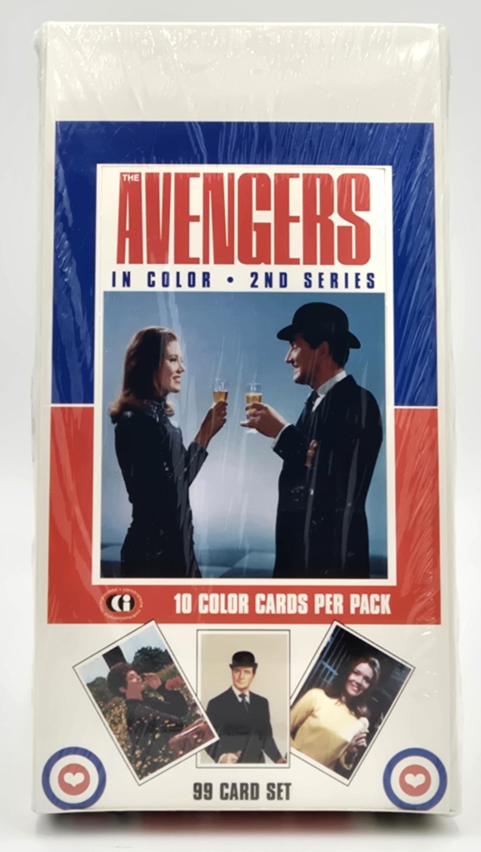 1993 The Avengers in Color 2nd Series British TV Series Trading Card Box (Sealed)