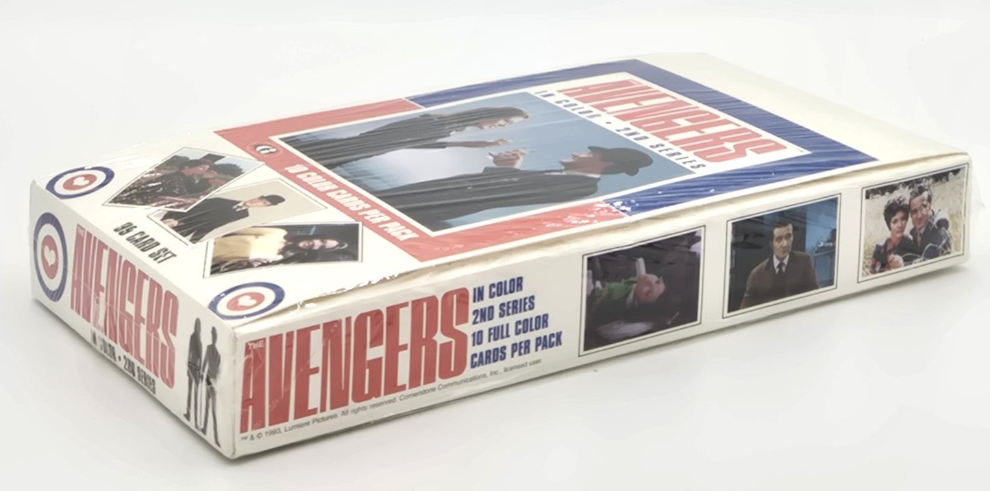 1993 The Avengers in Color 2nd Series British TV Series Trading Card Box (Sealed)