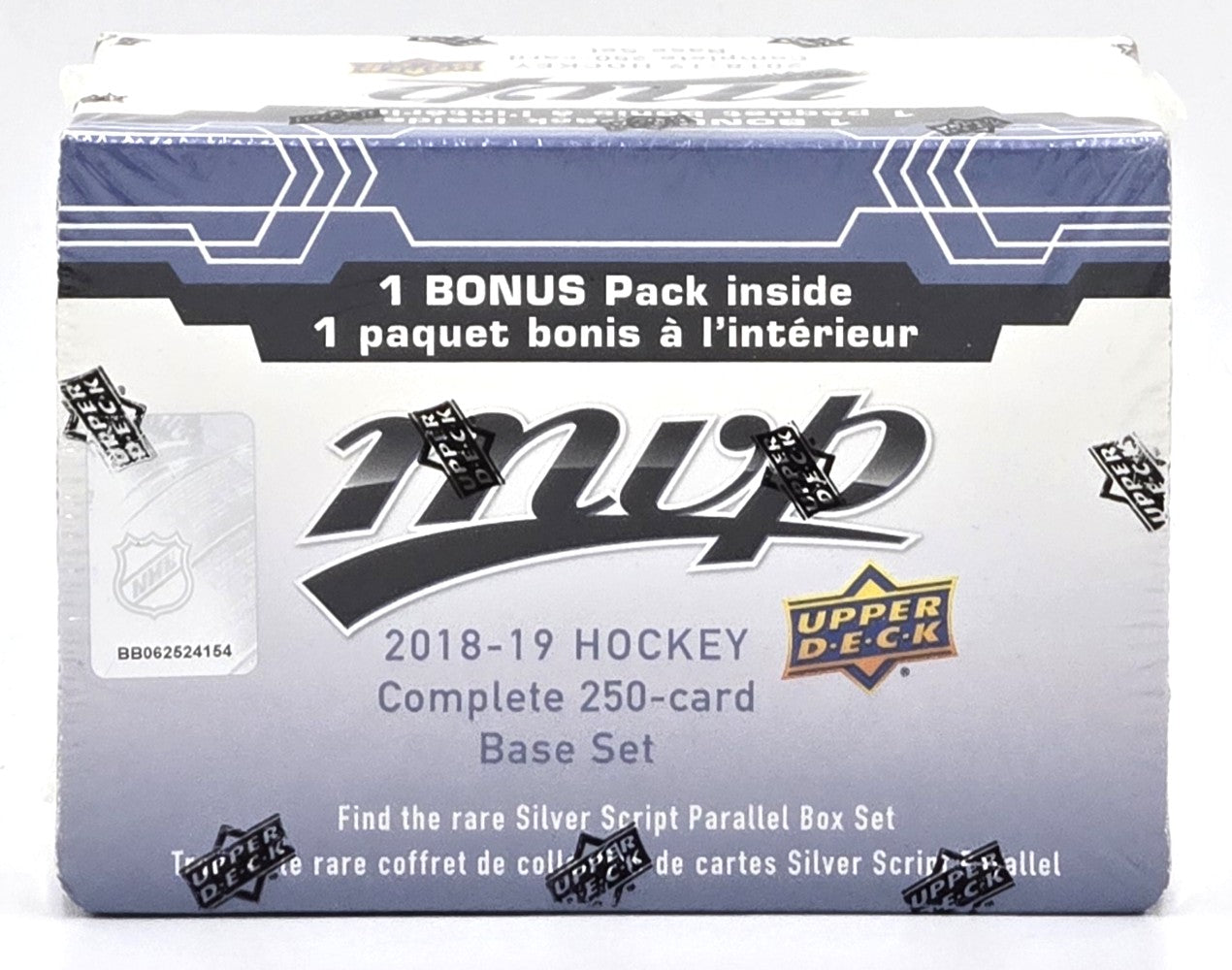 2018/19 Upper Deck MVP Hockey Card Complete Base Set (250 Cards) Sealed