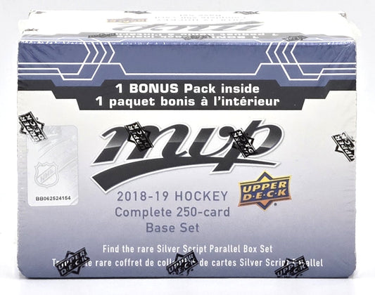 2018/19 Upper Deck MVP Hockey Card Complete Base Set (250 Cards) Sealed