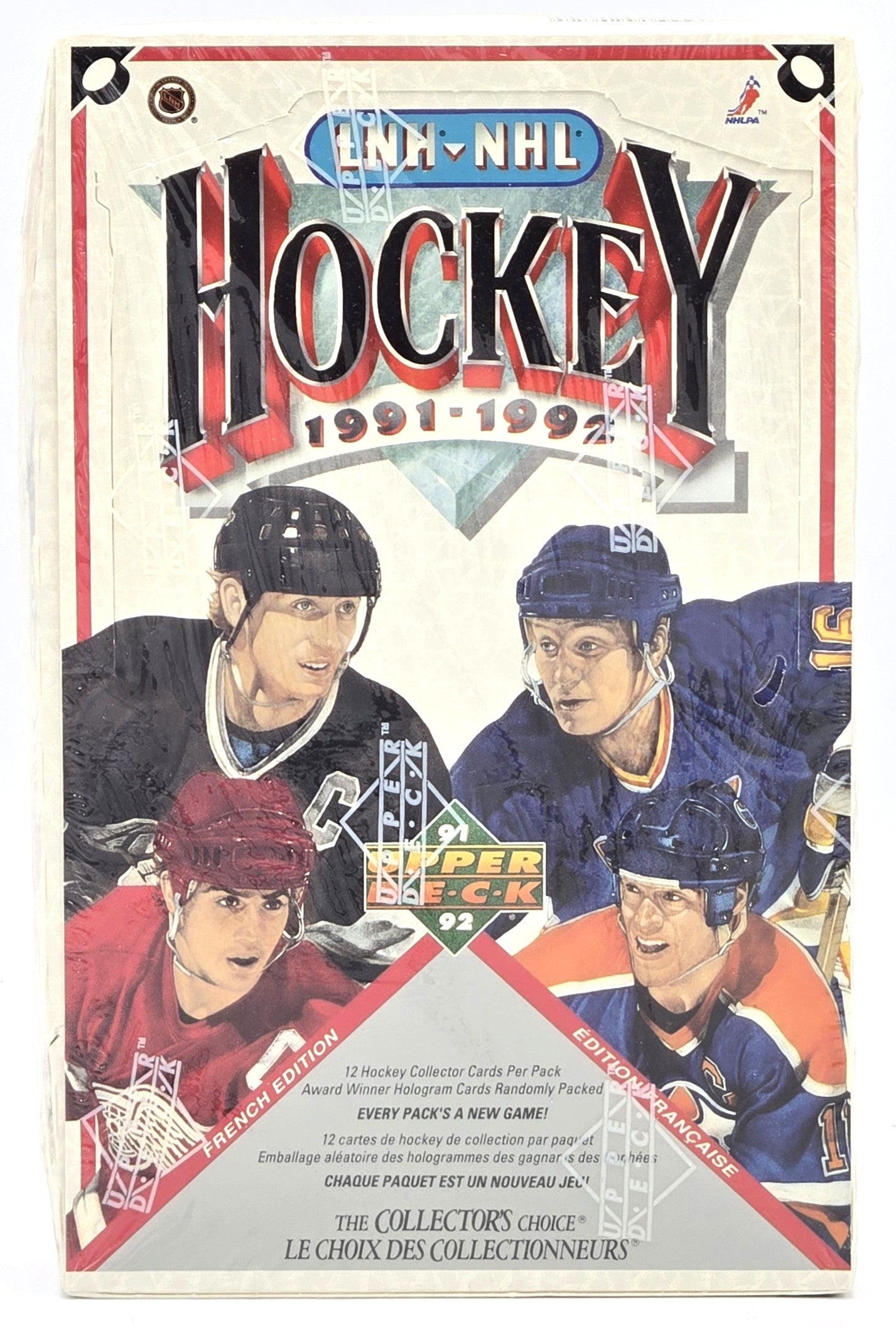 1991/92 Upper Deck NHL Hockey Wax Box (36 Packs) French Edition Sealed Forsberg, Hasek
