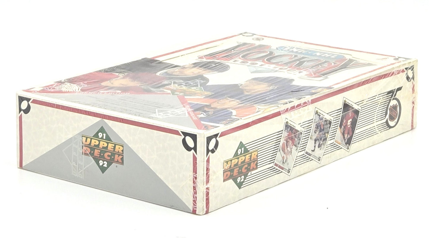 1991/92 Upper Deck NHL Hockey Wax Box (36 Packs) French Edition Sealed Forsberg, Hasek