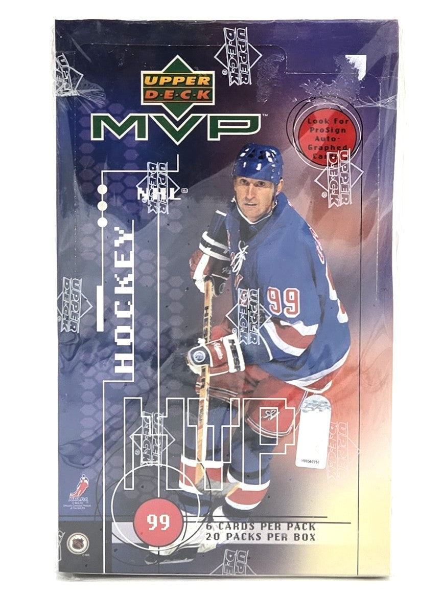 1998/99 Upper Deck MVP Hockey Hobby Box (20 Packs) Sealed Possible Gretzky Autograph