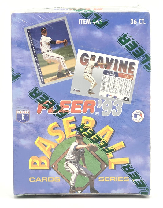 1993 Fleer MLB Baseball Card Series One Wax Box (36 Packs)