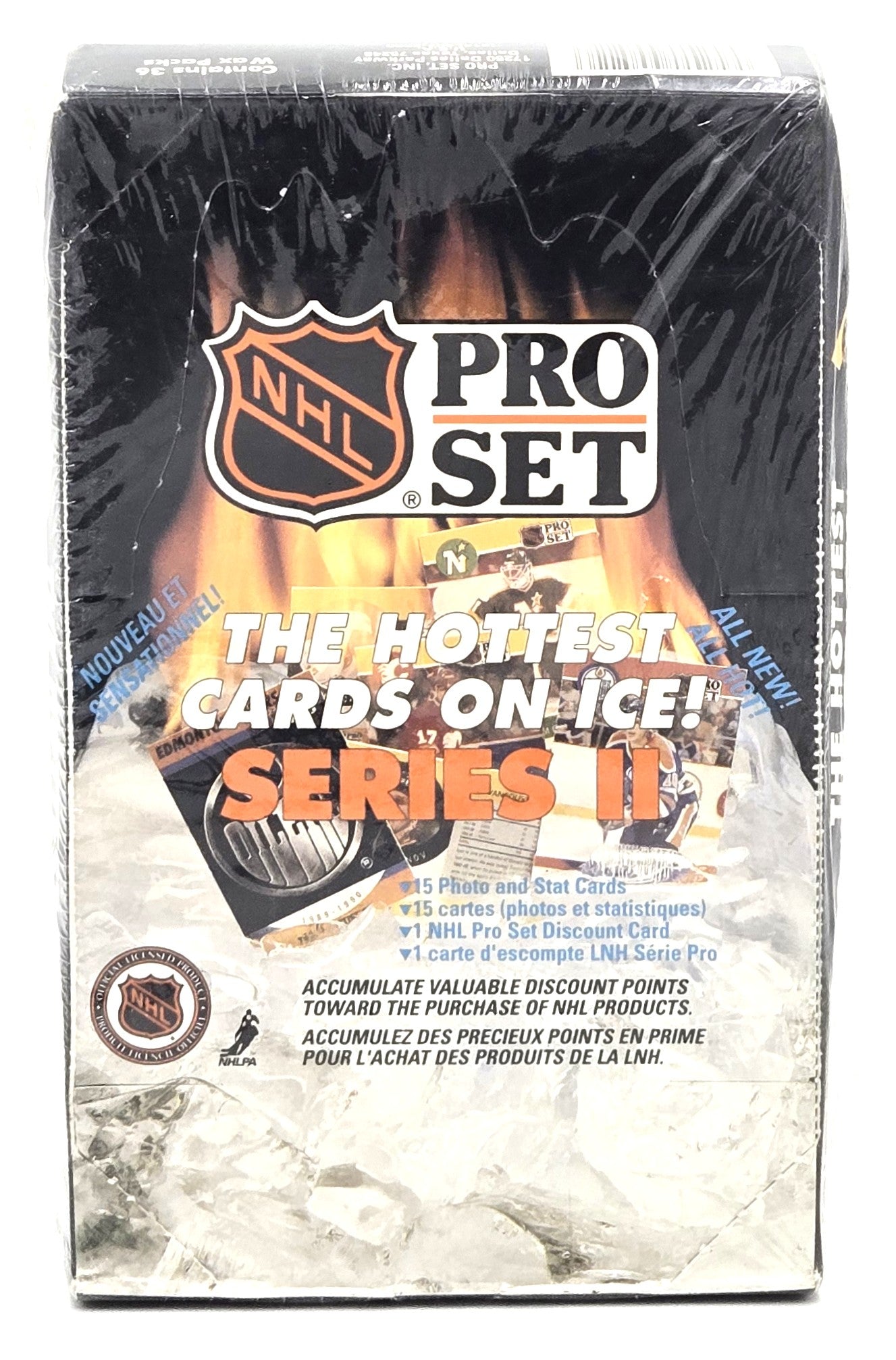 1990 Pro Set NHL Hockey Card Series Two Wax Box (36 Packs) Sealed