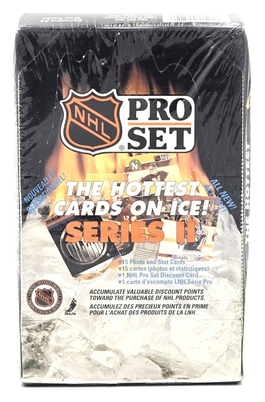 1990 Pro Set NHL Hockey Card Series Two Wax Box (36 Packs) Sealed