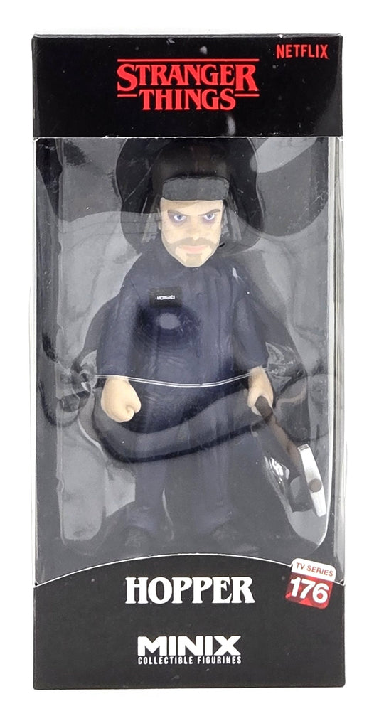 2026 Minix Stranger Things Hopper New #176 Collectible Figure 4.75in