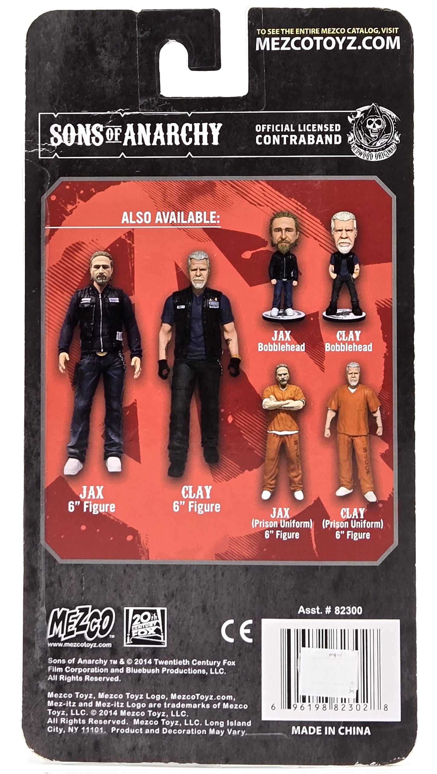 2014 Mezco Toys Sons of Anarchy Collectible Figure Set of 4 - Clay, Gemma, Jax, Opie