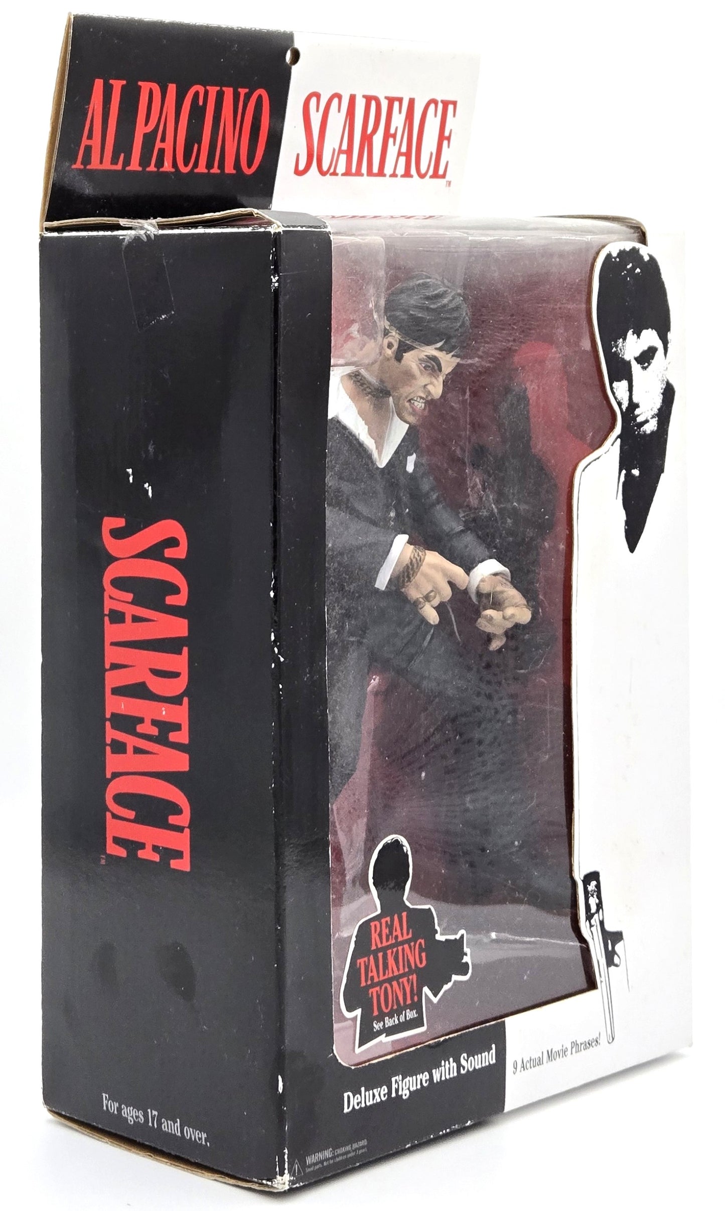 2005 Mezco Toys Al Pacino Scarface Deluxe Figure with Sound