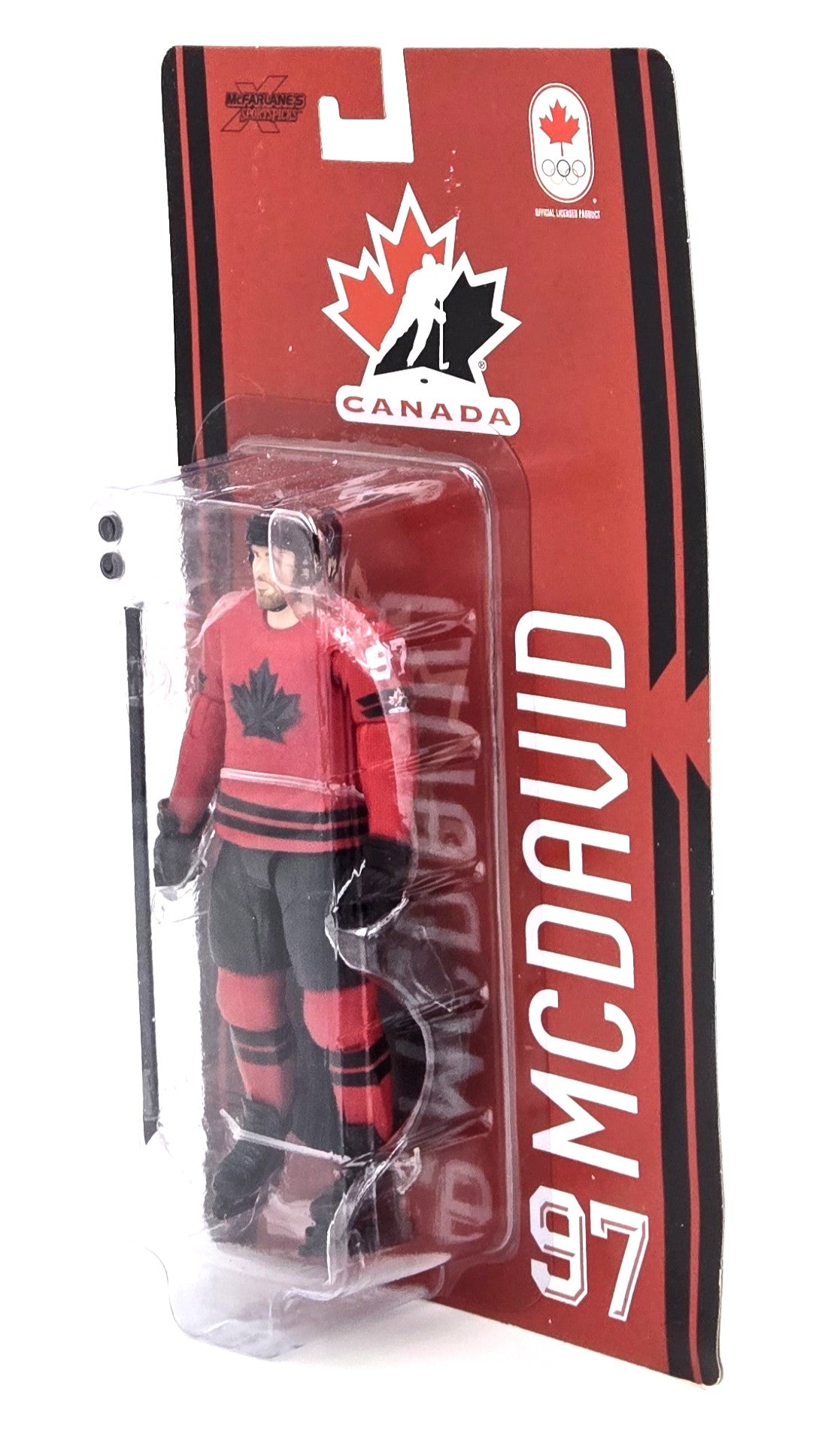 2026 McFarlane's SportsPicks Connor McDavid Olympics Team Canada Articulated Figure 6in