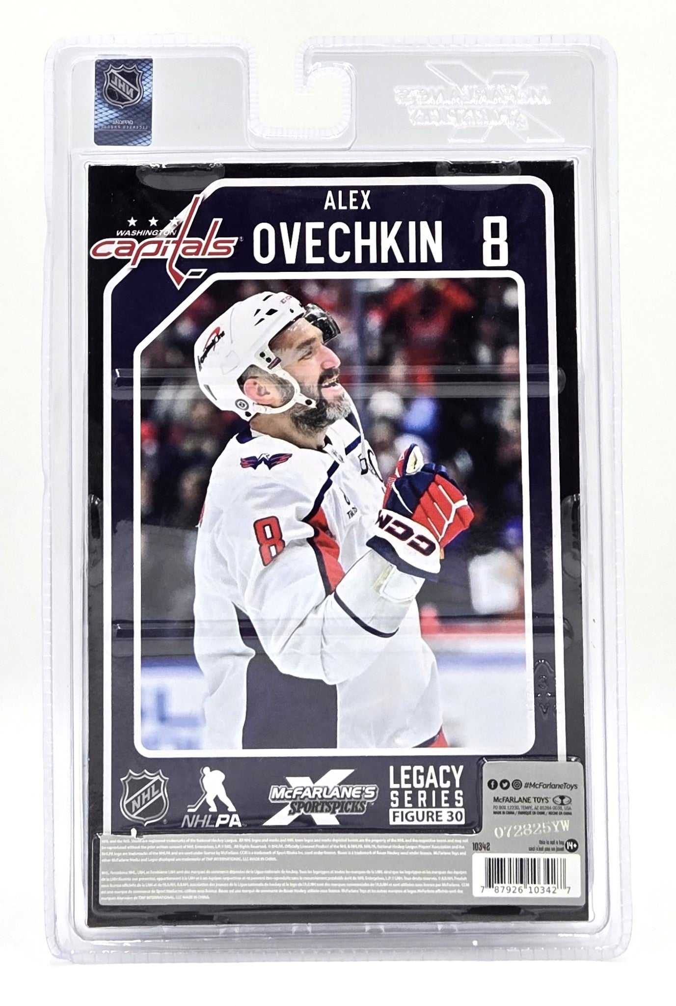 2025 McFarlane's SportsPicks Alex Ovechkin Washington Capitals Posed Figure 7in