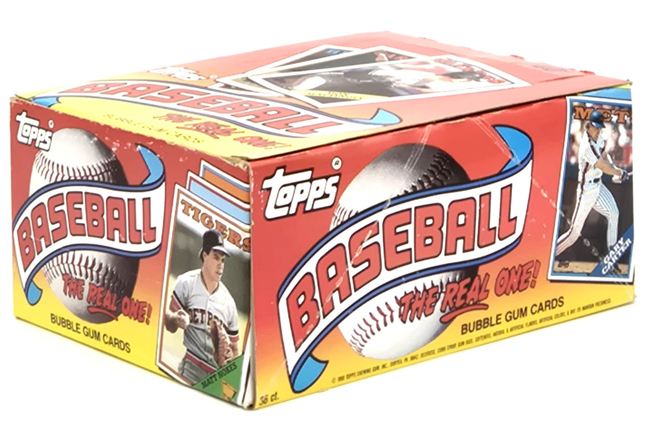 1988 Topps MLB Baseball Wax Box (36 Packs) Opened