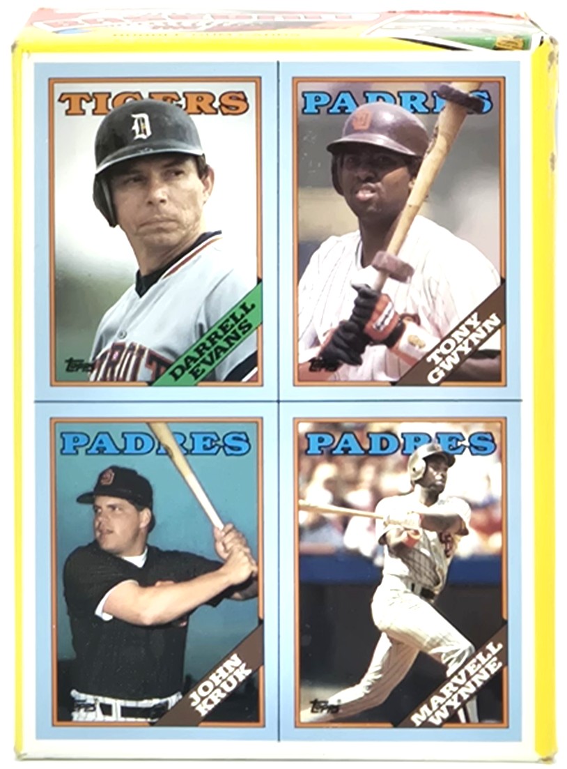 1988 Topps MLB Baseball Wax Box (36 Packs) Opened