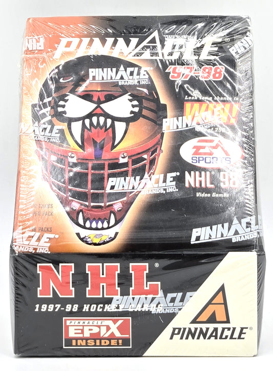 1997/98 Pinnacle NHL Hockey Card Wax Box (18 Packs) Sealed Very Rare