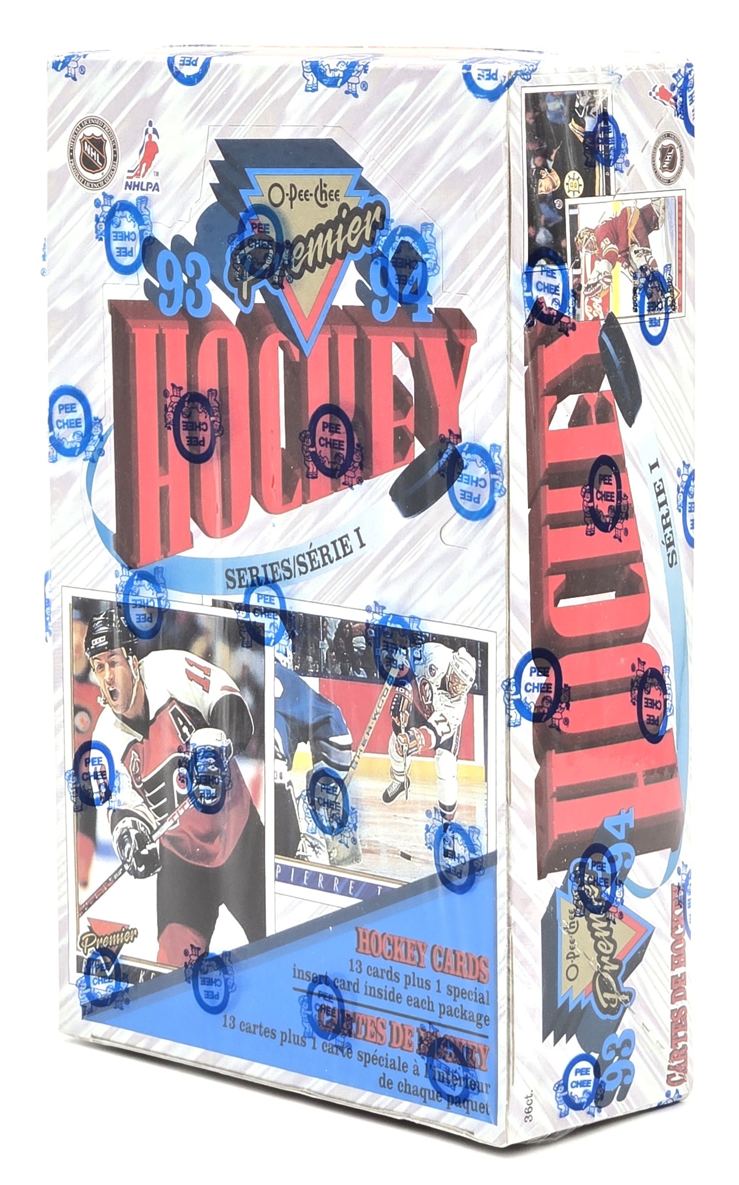 1993/94 OPC O-Pee-Chee Premier NHL Hockey Card Wax Box (36 Packs) Sealed