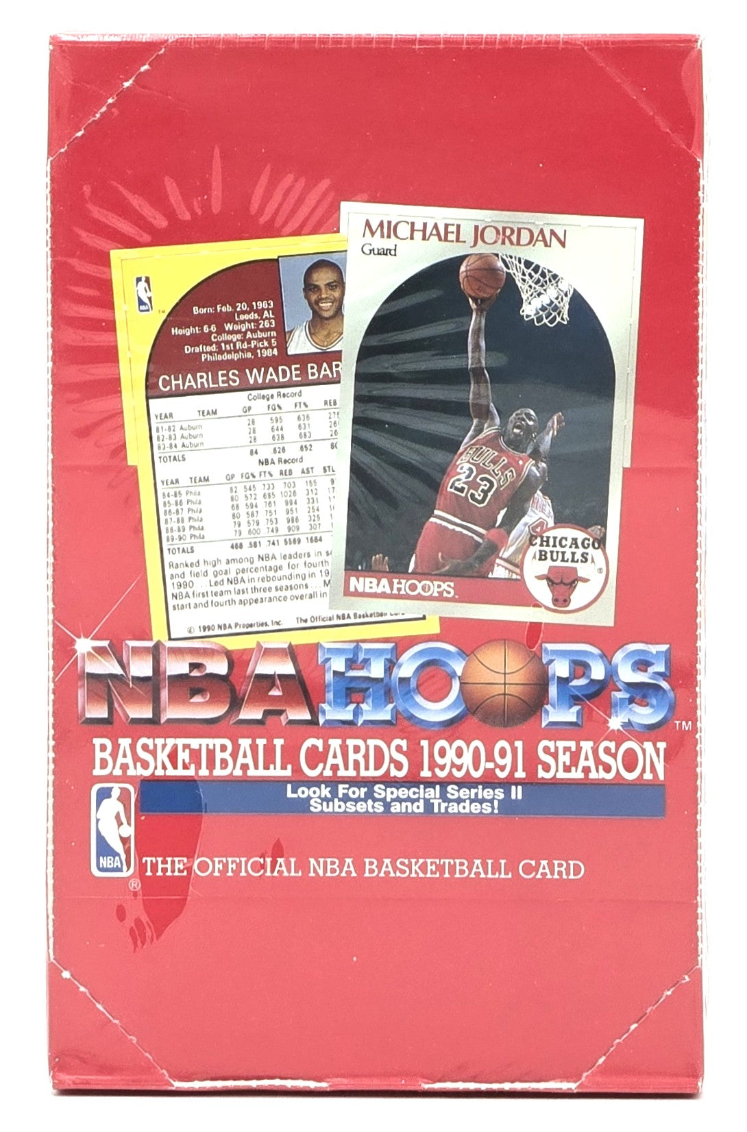 1990/91 NBA Hoops Basketball Card Series 2 Wax Box (36 Packs) Sealed